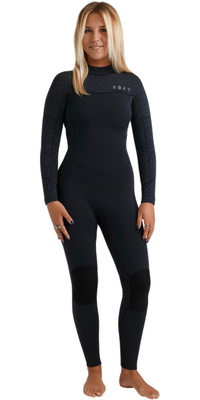 2025 Roxy Womens Swell Natural 5/4mm Back Zip Wetsuit 26BW213513 - Animal Print